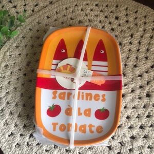 C&C California SARDINE Design Melamine Appetizer Plates